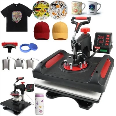 DIY Zainstaluj maszynę drukarską 11 w 1 Heat Press Combo